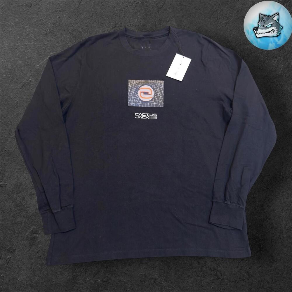 Travis Scott CACTUS CORP x Nike U NRG BH Long Sleeve Shirt DO6353-010 Size XL